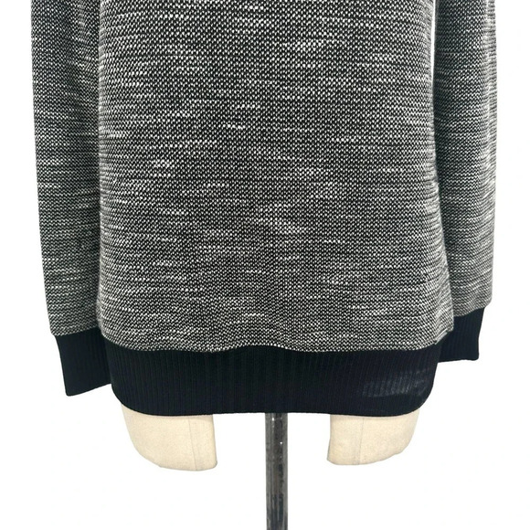 Koral Breach Open Front Pullover Sweater Slub Gray Black‎ Size Small - Picture 4 of 11